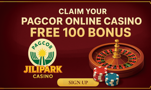 Claim Your PAGCOR Online Casino Free 100 Bonus in Jilipark Casino